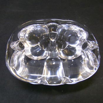 (image for) Kosta "Saphir" Swedish Glass Candlestick Holder - Boxed