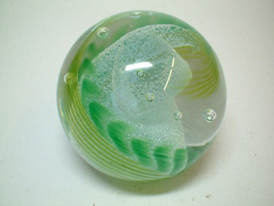 (image for) Caithness Glass "Chevrons" Paperweight/Paper Weight
