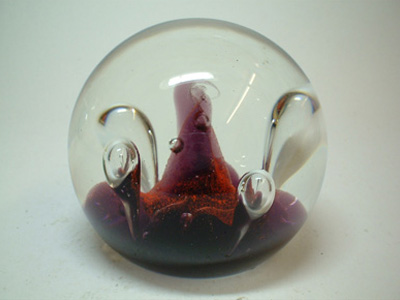 (image for) Caithness Glass "Moonflower" Paperweight/Paper Weight