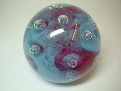 (image for) Caithness "Dimples" Glass Paperweight/Paper Weight