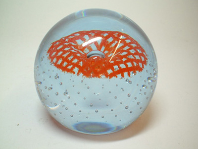 (image for) Caithness Glass "Blushes" Paperweight/Paper Weight