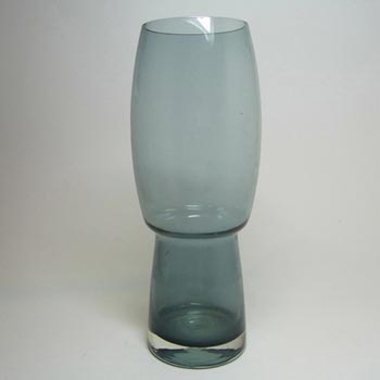 Riihimaki / Riihimaen Lasi Oy Finnish Blue Glass Vase