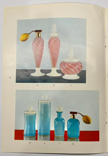 Archimede Seguso Murano Glass 1965 Catalogue, Page 5