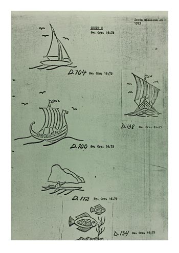 Aseda Glasbruk Murano Glass 1971-73 Catalogue, Page 76