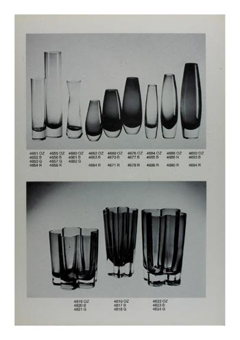 Aseda Glasbruk Murano Glass 1975-77 Catalogue, Page 8