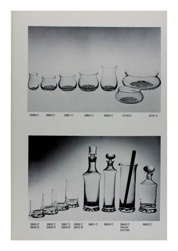 Aseda Glasbruk Murano Glass 1975-77 Catalogue, Page 9