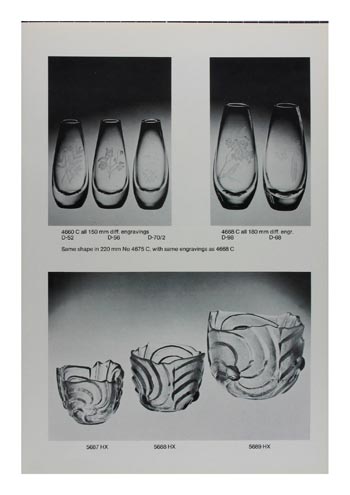 Aseda Glasbruk Murano Glass 1975-77 Catalogue, Page 13