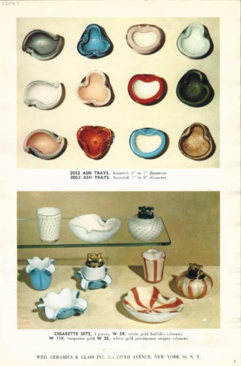 Barbini 1961 Murano Glass Catalogue, Page 3