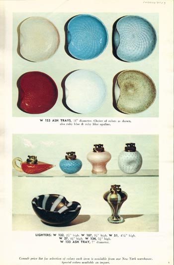 Barbini 1961 Murano Glass Catalogue, Page 4