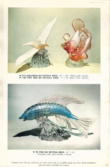 Barbini 1961 Murano Glass Catalogue, Page 14