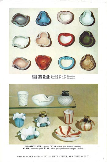 Barbini 1965 Murano Glass Catalogue, Page 3