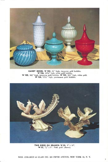 Barbini 1965 Murano Glass Catalogue, Page 7
