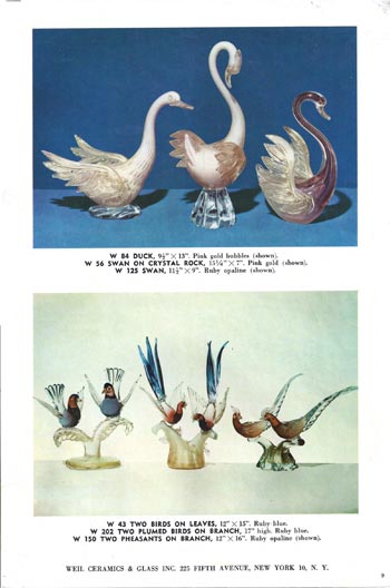 Barbini 1965 Murano Glass Catalogue, Page 9