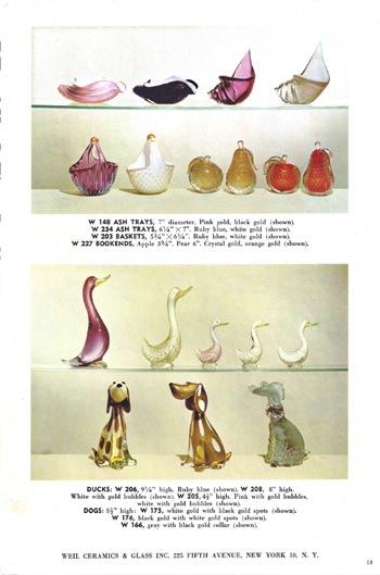 Barbini 1965 Murano Glass Catalogue, Page 13