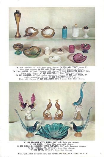 Barbini 1965 Murano Glass Catalogue, Page 17