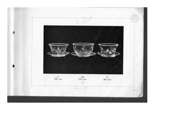 Boda 1926 Swedish Glass Catalogue, Page 3 (2 missing)