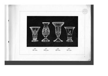 Boda 1926 Swedish Glass Catalogue, Page 7