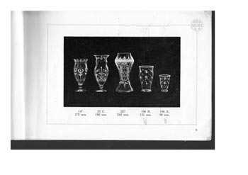 Boda 1926 Swedish Glass Catalogue, Page 9