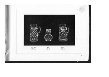 Boda 1926 Swedish Glass Catalogue, Page 45 (43 - 44 missing)
