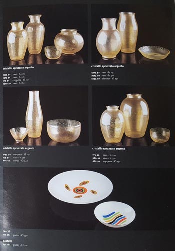 Carlo Moretti 1997 Murano Glass Catalogue, Page 2