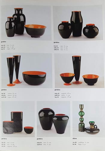 Carlo Moretti 1997 Murano Glass Catalogue, Page 3