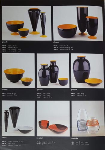 Carlo Moretti 1997 Murano Glass Catalogue, Page 5
