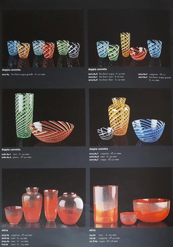Carlo Moretti 1998 Murano Glass Catalogue, Page 5