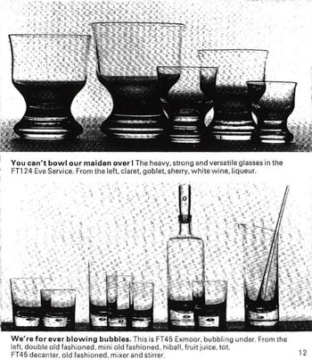 Dartington 1972 Glass Catalogue, Page 12