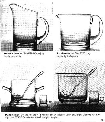Dartington 1972 Glass Catalogue, Page 23