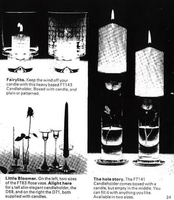 Dartington 1972 Glass Catalogue, Page 24