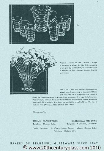 George Davidson 1940 Glass Catalogue, Page 5