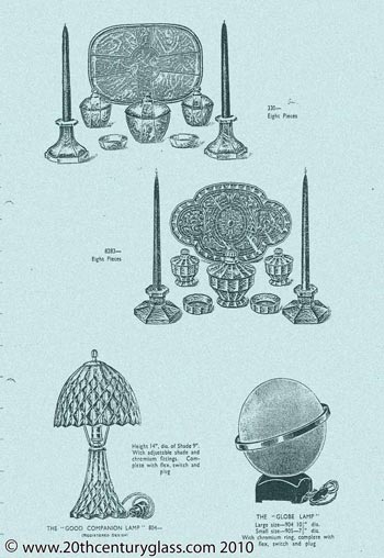 George Davidson 1940 Glass Catalogue, Page 12