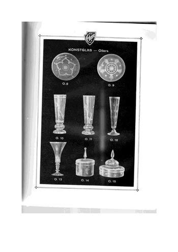 Elme Glasbruk 1926 Swedish Glass Catalogue, Page 24