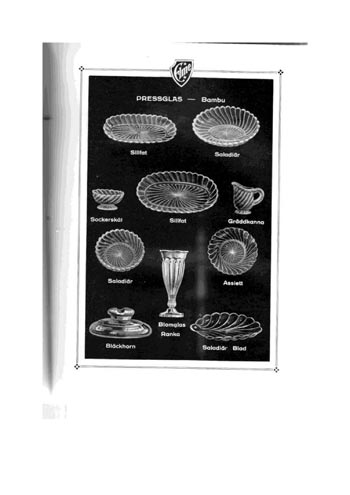 Elme Glasbruk 1926 Swedish Glass Catalogue, Page 31
