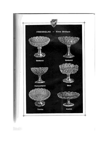 Elme Glasbruk 1926 Swedish Glass Catalogue, Page 39