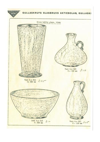 Gullaskruf Swedish Glass Catalogue - After 1933, Page 14