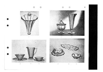 Gullaskruf 1947 Swedish Glass Catalogue, Page 4