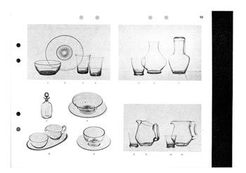 Gullaskruf 1947 Swedish Glass Catalogue, Page 10