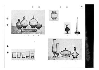 Gullaskruf 1947 Swedish Glass Catalogue, Page 20