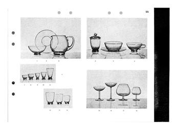 Gullaskruf 1947 Swedish Glass Catalogue, Page 25