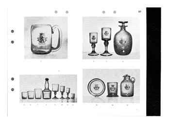 Gullaskruf 1947 Swedish Glass Catalogue, Page 27