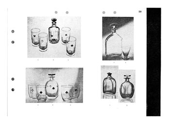 Gullaskruf 1947 Swedish Glass Catalogue, Page 29