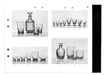 Gullaskruf 1947 Swedish Glass Catalogue, Page 32