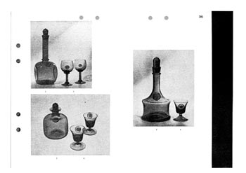Gullaskruf 1947 Swedish Glass Catalogue, Page 36