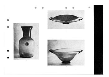 Gullaskruf 1947 Swedish Glass Catalogue, Page 42