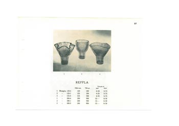Gullaskruf 1953 Swedish Glass Catalogue, Page 57
