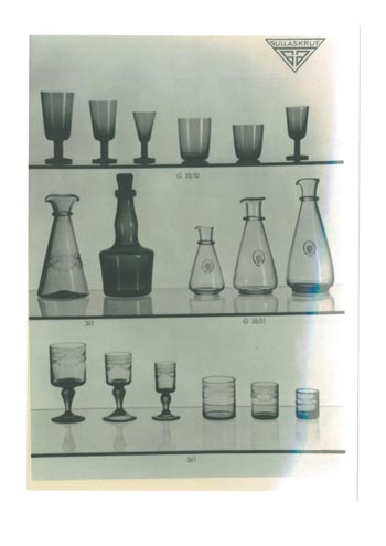 Gullaskruf 1959 Swedish Glass Catalogue, Page 9