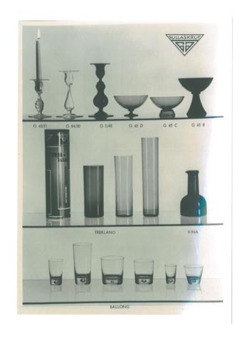 Gullaskruf 1959 Swedish Glass Catalogue, Page 10