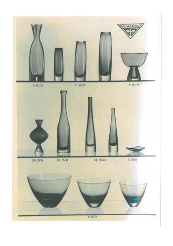 Gullaskruf 1959 Swedish Glass Catalogue, Page 11