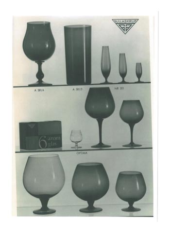 Gullaskruf 1959 Swedish Glass Catalogue, Page 17